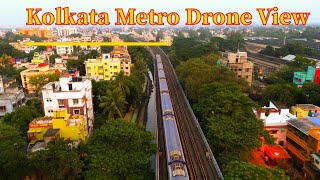 Kolkata Metro Drone View 4k [upl. by Yssenhguahs]