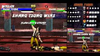 Ultimate MK3  Shang Tsung Playthrough 【TAS】 [upl. by Eilama]