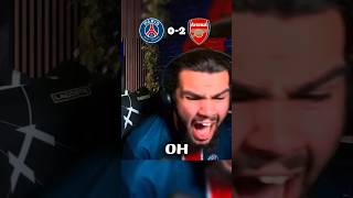 PSG vs Arsenal  Goal Reactions ⭐ [upl. by Coco199]