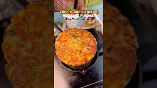 Crispy and Healthy Vegetable Pancake 🔥 shorts easyrecipe quickrecipe delicious [upl. by Acus]