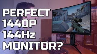 MSI’s NEW 1440p 144hz CURVED Gaming Monitor [upl. by Orms]