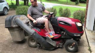 Craftsman Riding Mower with Bagger [upl. by Fayth193]