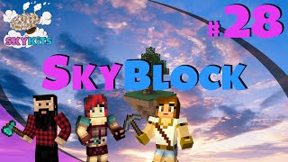 Lets Play Multi Skyblock SKYKITS Ep28  Les petits building [upl. by Augustus]