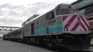 Trains up and down the street Railfanning Oakland Jack London Square [upl. by Akimik]