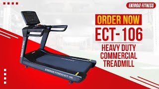 Best Commercial Treadmill  Running Machine  ECT106  Best Treadmill [upl. by Hcnarb]