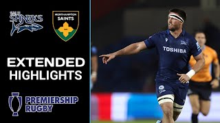 Sale Sharks vs Northampton Saints Highlights  Gallagher Premiership Rugby 2024 [upl. by Eurd]