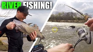 FISHING FOR RIVER MONSTERS 6  Vlog Island Hopping  DALLMYD [upl. by Waldron]