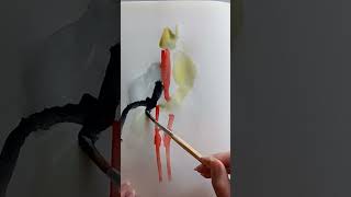 Gesture painting stork 1 [upl. by Paulie712]