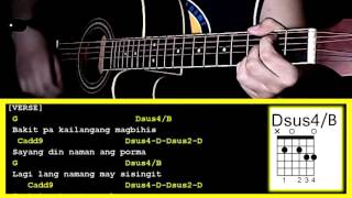 Gitara by Parokya Ni Edgar  Guitar Chords amp Strumming Pattern [upl. by Kenwee]