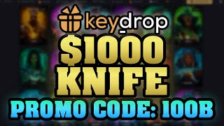 🔥 KeyDrop Promo Code 20242025 🔥 KEYDROP CASE OPENING 🔥 Best KeyDrop Promo Code 🔥 1000 KNIFE 🔥 [upl. by Dart256]