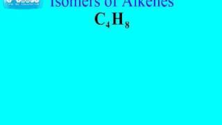 Structural Isomers of Alkenes [upl. by Notniv]