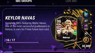 KEYLOR NAVAS 96 RATED MADFUT ICON  ALL 17 MADFUT SOLUTIONS  MADFUT ICON SBC SOLUTION  MADFUT 24 [upl. by Gnahk]