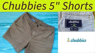 Chubbies 55quot Inseam Review  Mens Cotton Short Shorts  Better than Patagonia Stand Up in 2024 [upl. by Adlen667]