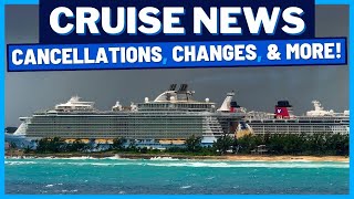 CRUISE NEWS Royal Caribbean Cruises Cancelled NCL Ships Severe Weather Forces Changes amp MORE [upl. by Annaya409]