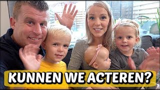 ACTEURS VOOR 1 DAG 🎬 Bellinga Familie Vloggers 1061 [upl. by Nelhsa]