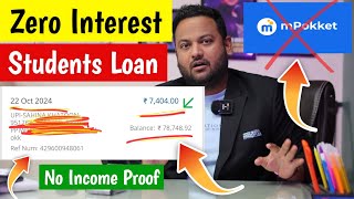 Loan For STUDENTS  without Documents Income Proof Loan  Instant Personal Loan New App Today 2024 [upl. by Atenik]