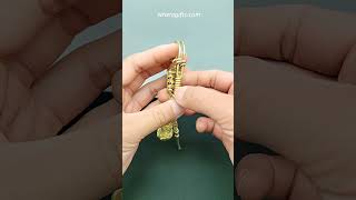 Crafting Durable Brass Keychains from Wire brass durable keychain handcrafted wire [upl. by Nroht]