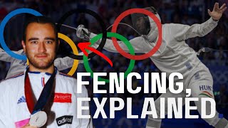 Fencing explained for rookies with Olympic Champion Eric Boisse [upl. by Airol]