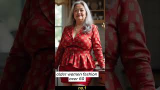 Natural older women over 60  mature women over 60 fashion dress 👗 ideas over60 womenover50style [upl. by Maidel186]