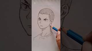 Drawing Ryunosuke Tanaka  Anime drawing [upl. by Ylla]