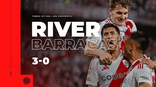 River 3  Barracas 0 RESUMEN COMPLETO [upl. by Taam]