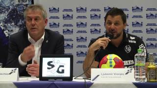 Pressekonferenz SG  Melsungen Pokal [upl. by Adlemi]