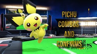 Pichu Combos and Confirms  Super Smash Bros Ultimate [upl. by Aima195]