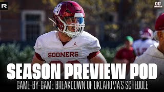 Previewing and Predicting Every Game on the Sooners 2024 Schedule  Under The Visor Podcast [upl. by Ynohtnakram775]