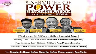 The Demonstration of Power  Part two WITH Rev Samuel Effiong [upl. by Yirinec171]