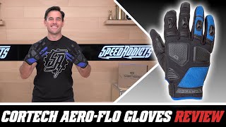 Cortech AeroFlo Gloves Review at SpeedAddictscom [upl. by Etteloiv]