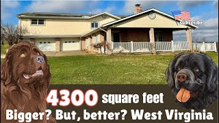 West Virginia House 4300 Sq Ft w48 Acres Bigger But better 🤨 🏡 [upl. by Heinrick789]