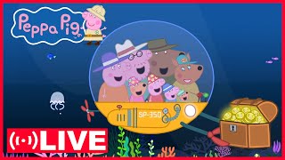 🔴 Watch live as Peppa Visits France America Italy Australia and More  Travel with Peppa [upl. by Aicile]