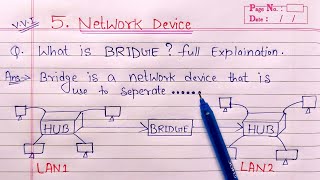 What is Bridge full Explanation  Computer Networking [upl. by Heer421]