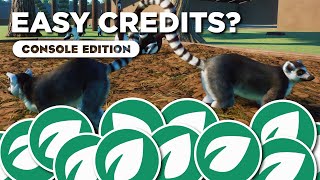 EASY way to earn credits ITS BROKEN Planet Zoo Console Edition [upl. by Kantos]