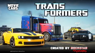 GTA Online  Amazing Vehicles Based on The Transformers 2007  Created by Modders [upl. by Arondel]