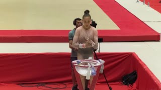 Kaylia Nemourgold medalist 🥇 great UB exercise 🤸 RomGym24 [upl. by Yniattirb612]