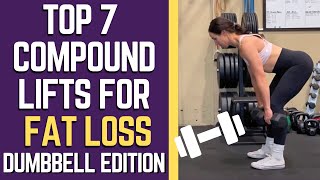 BEST Compound Exercises With Dumbbells  LOSE FAT Gain Muscle [upl. by Beutner]