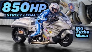 850HP Street Bike  233MPH TURBO HAYABUSA The Fastest Street Legal Bikes on the Planet [upl. by Bobbye]