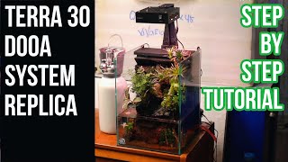 ‼️Terra 30 Dooa system Replica Step by step paludarium 😃👍 [upl. by Namaan]