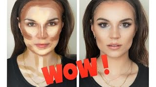 How to contour ♡ Lekcja konturowania ♡ Beauty V Tricks ♡ KOBO ♡ 28 [upl. by Pardew]