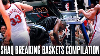 Shaq Breaking Baskets Compilation ᴴᴰ [upl. by Colene]