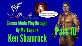 WWF Attitude PS1 Career Mode Playthrough By Markapunk  Ken Shamrock Part 10 [upl. by Qidas]