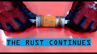 JAMIS CODA Restoration  Part 3  RUSTED Parts Cleaning [upl. by Nrubloc]