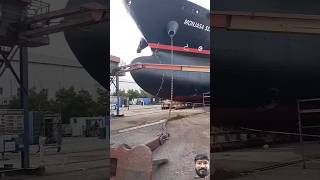 Big Ship 🚢 Big Anchor ship vessel boat shipyard automobile bigship marine shipping [upl. by Tadeo]