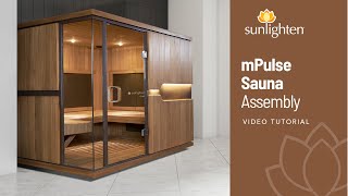 Sunlighten mPulse Infrared Sauna Assembly [upl. by Orson]