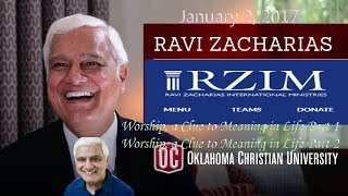 Ravi Zacharias Worship a Clue to Meaning in Life Part 1 Part 2 January 2 2017 TBN [upl. by Kcarb]