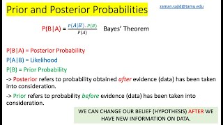 Prior and Posterior Probabilities in Bayesian Networks [upl. by Alleusnoc]