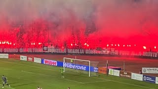 😱 Che spettacolo dei Ultras Cavese  Cavese  Foggia  04112024 [upl. by Yrem102]