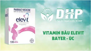 REVIEW vitamin bầu ELEVIT PRE CONCEPTION PREGNANCY của ÚC [upl. by Lansing]