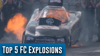 Top 5 Funny Car starting line explosions [upl. by Aisya109]